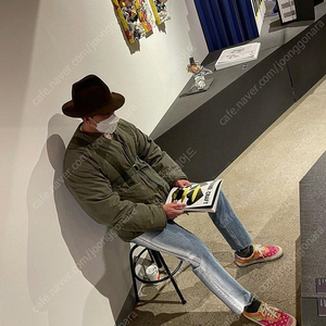 브이넥러브 사이드 라인 팬츠 M