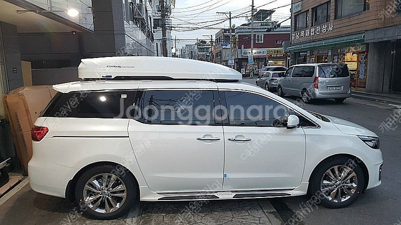 지붕위 밀착형 코토 일체형루프박스 어닝,윈드가드 당일재...--1
