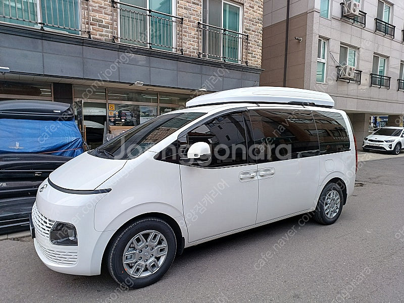 지붕위 밀착형 코토 일체형루프박스 어닝,윈드가드 당일재...--9