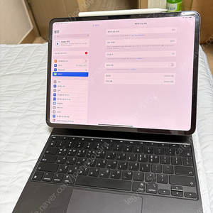 아이패드프로 13 m4 512gb wifi + 펜슬프로 + 매직키보드 A급 부산 직거래