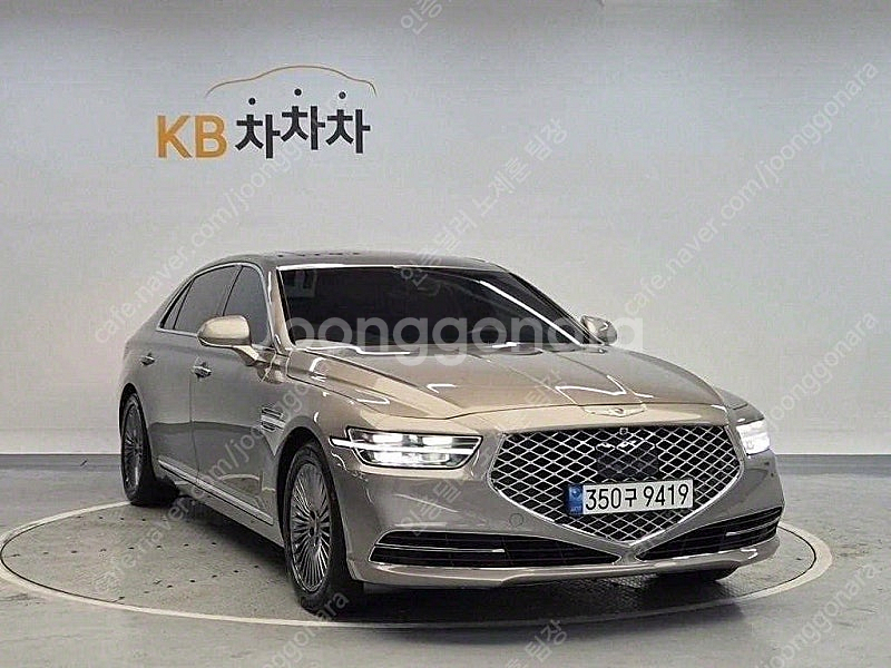 제네시스 G90 중고 제네시스 중고 가격 금색 2021...--5