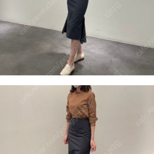 으네드레스 언발머메이드 블랙 스커트