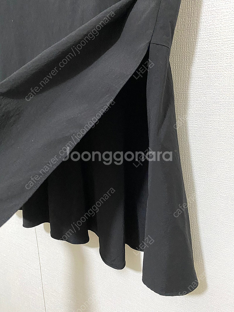 으네드레스 언발머메이드 블랙 스커트--2