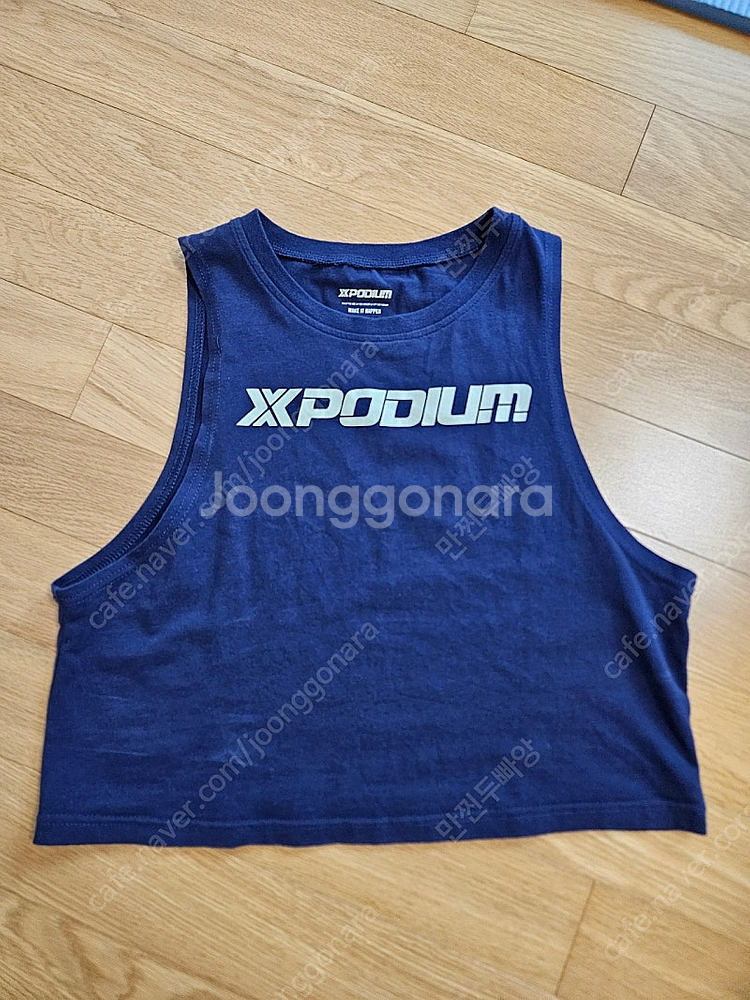 엑스포디움 크롭 나시 네이비, 크림, 차콜 (크로스핏/...--1