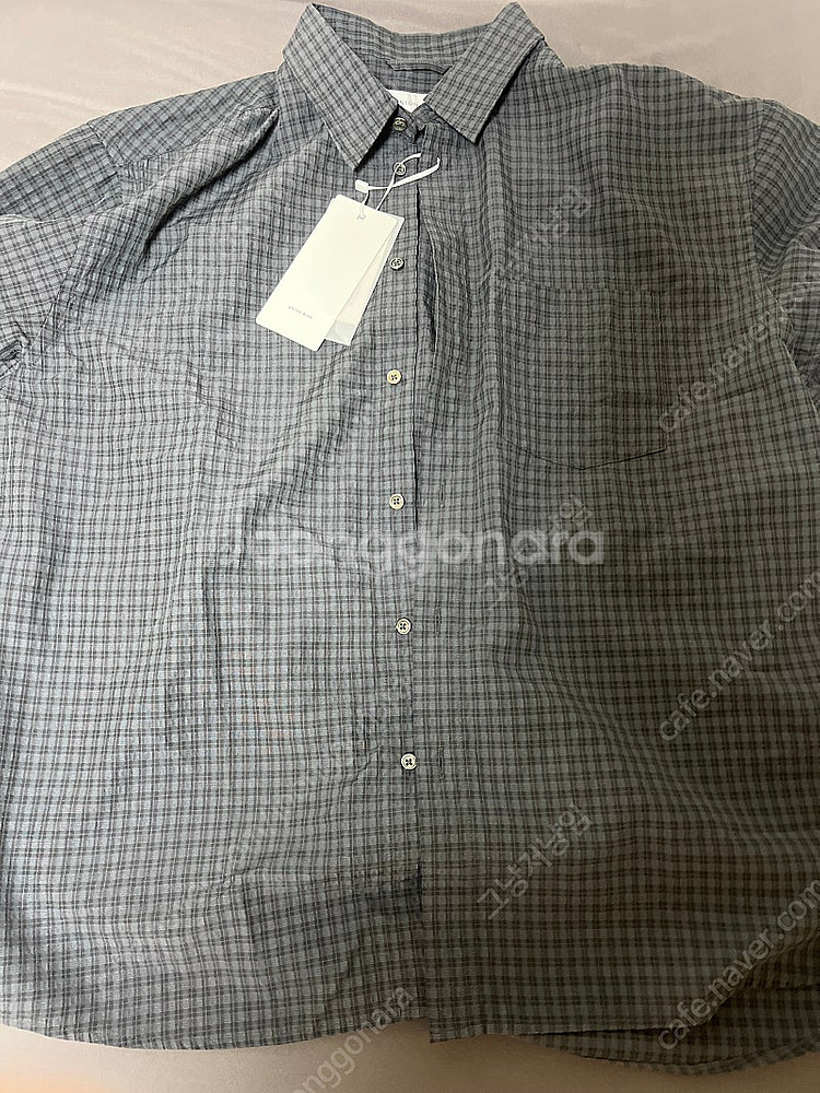유니온블루 SMALL CHECK SUNDAY SHIRT--0