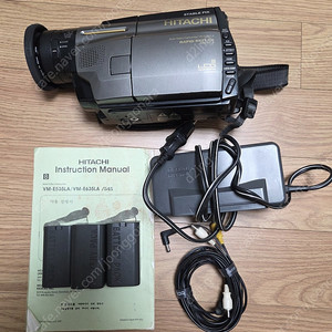 HITACHI 8mm 비디오 캠코더,카메라 (VM-E545LA), 정상작동 = 8.5만