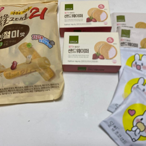 [미개봉새제품] 곡물그대로21 + 샌드웨이퍼10개 + 달칩초코샌드3개 = 단돈 7,900원