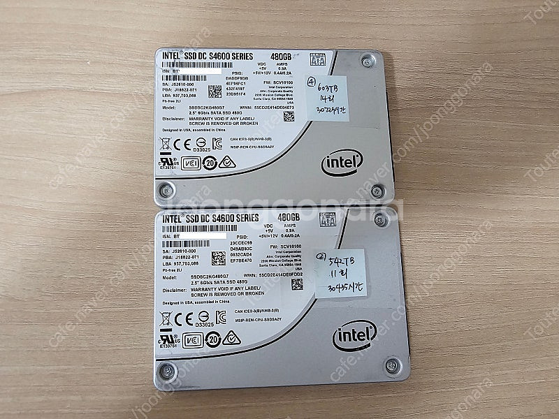 인텔 DC S4600 서버용 SATA SSD 480GB...--1