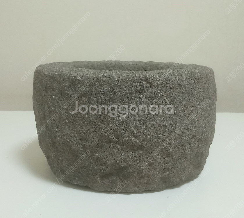 돌 약절구 (8) / 연대 오래된 골동품 약절구--6