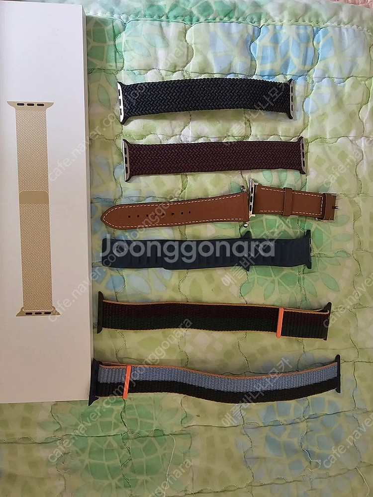 애플워치7 골드스댕 45mm 밀레니즈루프(리퍼배터리100%)상태양호 팝니다--5