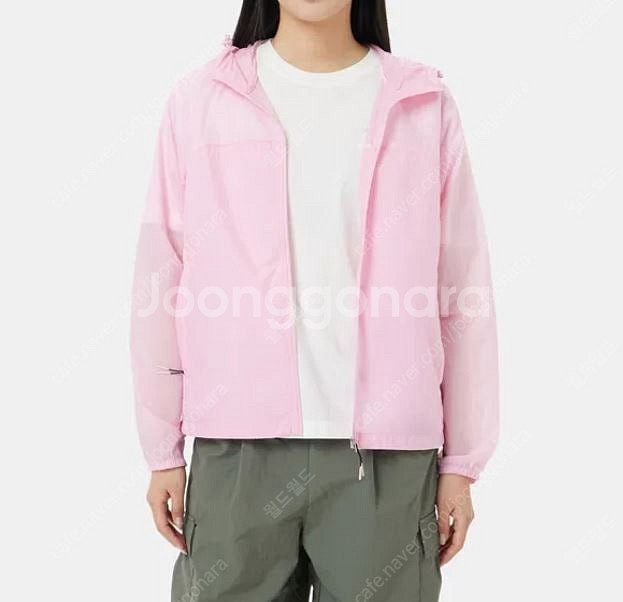 (새상품) 네파 싸이론 방풍자켓 여름 경량 바람막이 핑...--6