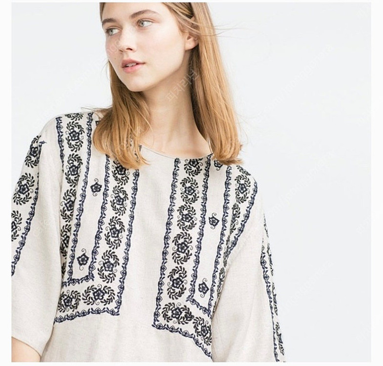 자라 zara 에스닉 원피스--1