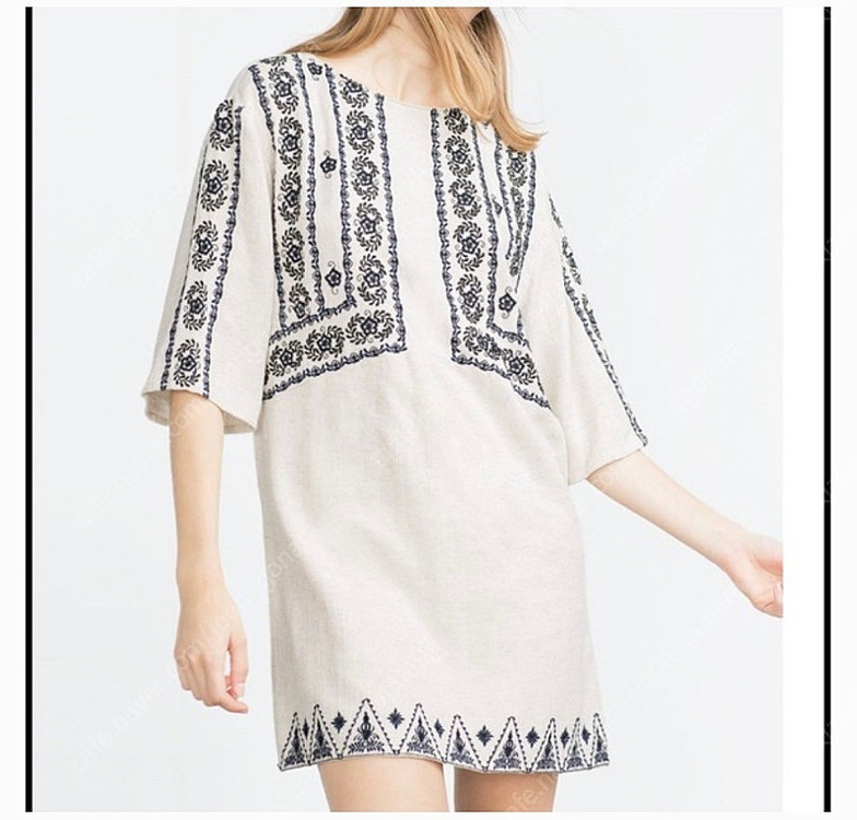 자라 zara 에스닉 원피스--2