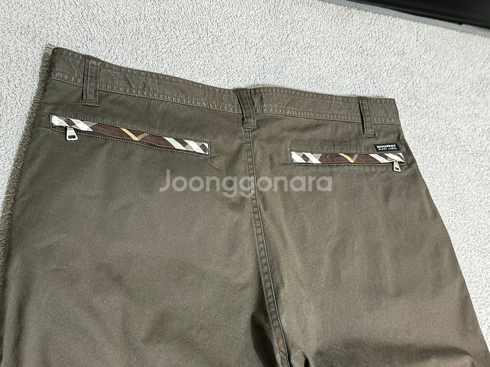 새제품 버버리 연베이지 노바체크 클래식 반팔셔츠 / 버...--2