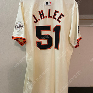 이정후 샌프란시스코 자이언츠 팀 이슈드 사인 유니폼 (MLB 인증)
