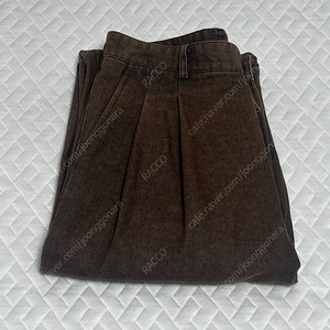 [S] years ago 이얼즈어고 YRS R-802 washed denim pants brown