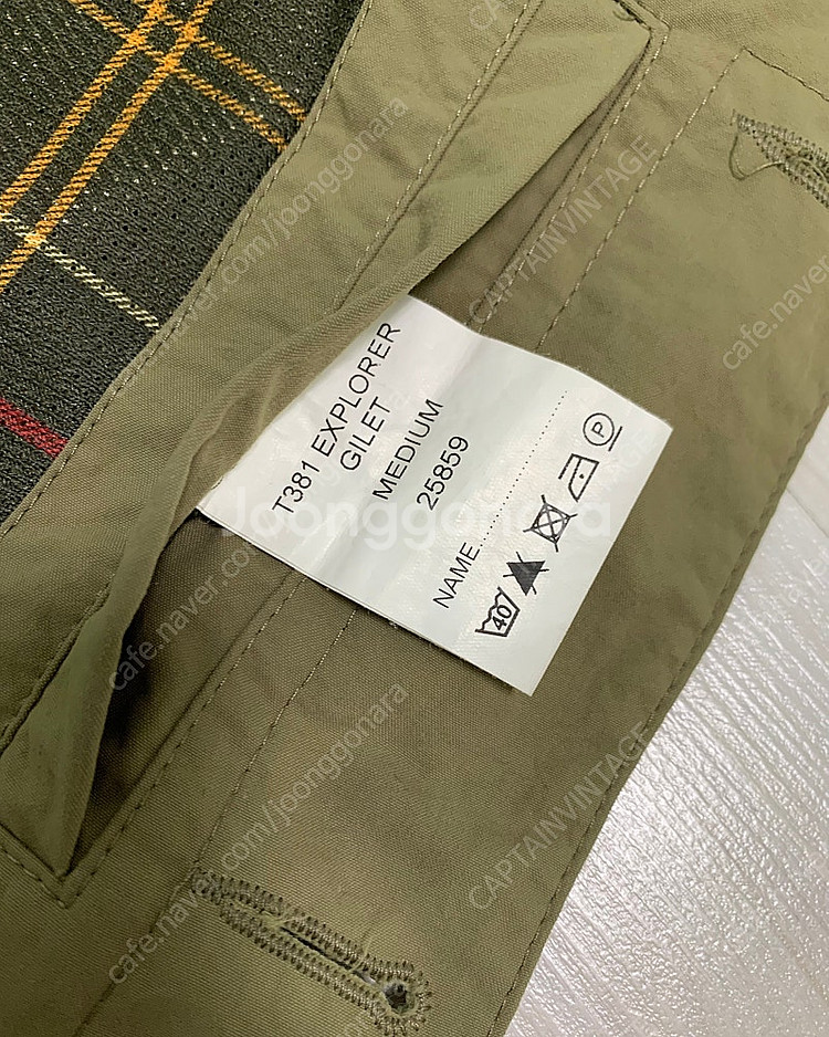 바버 Barbour 헌팅 베스트--6