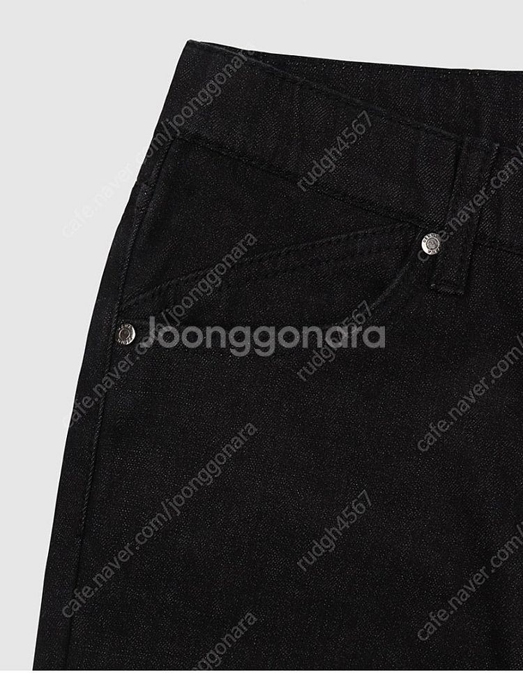하와 기모 롱부츠컷 논페이드 블랙(흑생지) 숏(베이직기...--7