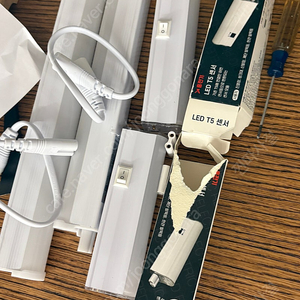 LED T5 마이크로웨이브 센서 2개 + 300mm T5 2개