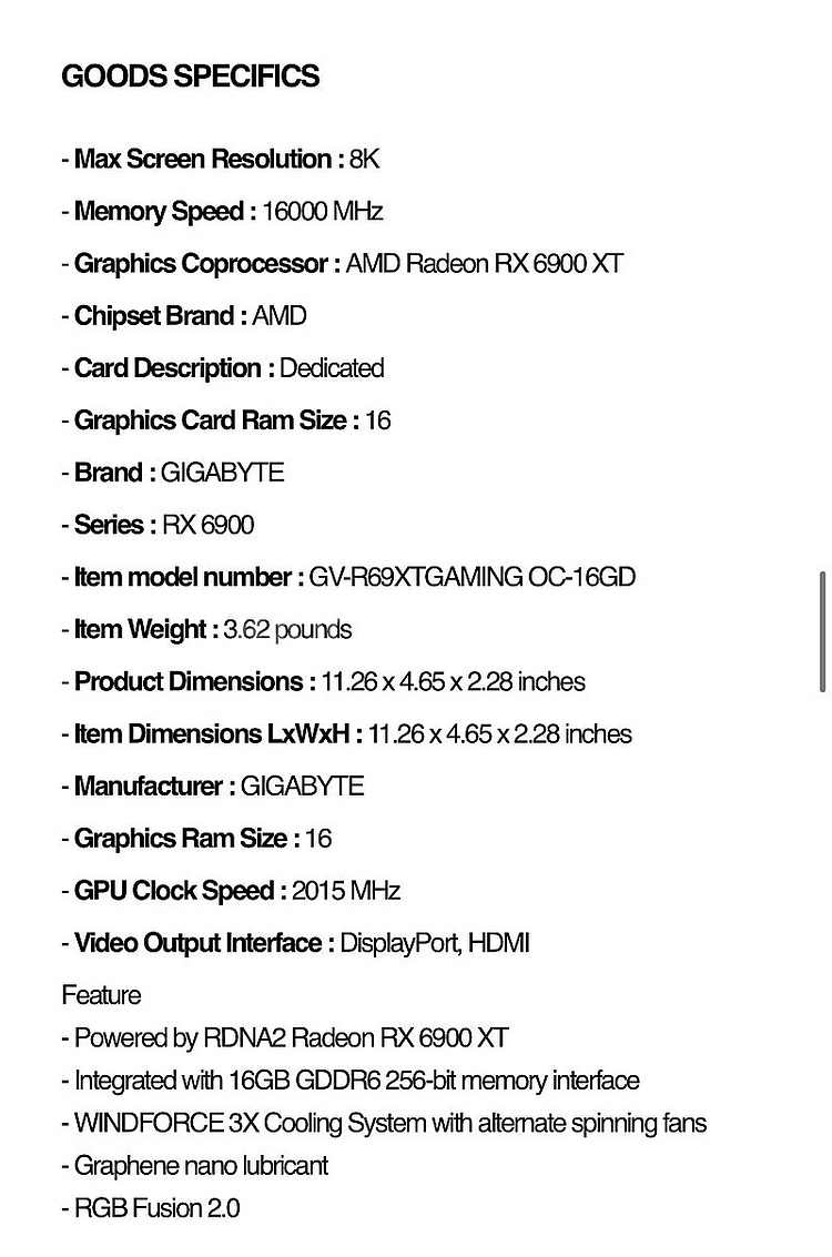 GIGABYTE RX 6900 XT Gaming OC ...--7