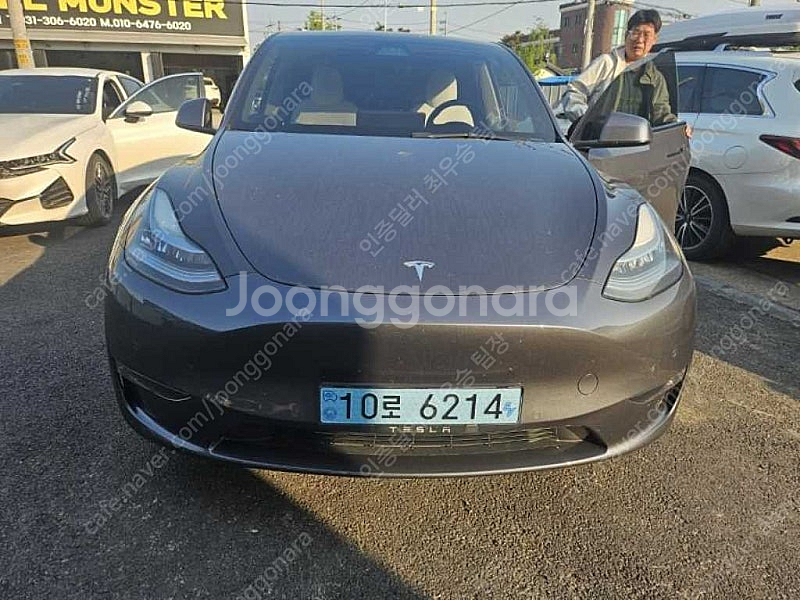 테슬라 모델 Y 중고 테슬라 중고 회색 2021년식 4...--0
