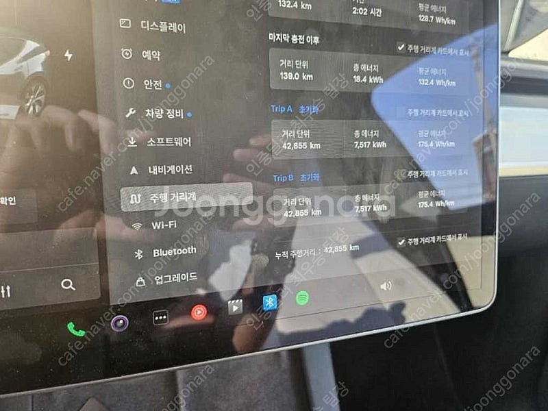 테슬라 모델 Y 중고 테슬라 중고 회색 2021년식 4...--4