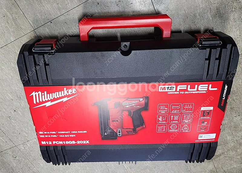 밀워키 충전네일러 M12 FCN18GS-202X 2.0...--0