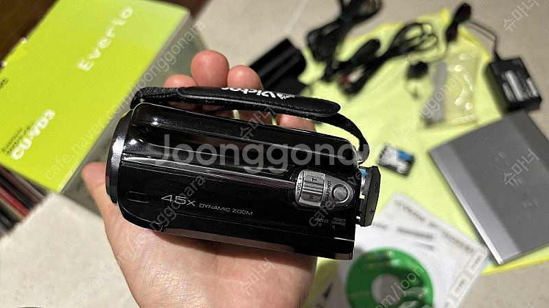 신품급 JVC 빅터 에브리오 GZ-MG760 빈티지 캠...--4