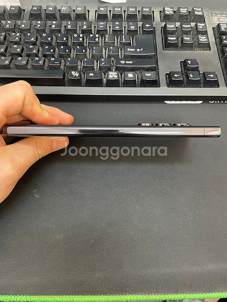 갤럭시S23울트라 블랙 512GB 무잔상 상태좋은 중고...--6