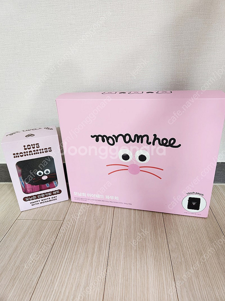 미개봉 새상품:))) 모남희 아이패드 파우치+인형 키링...--0