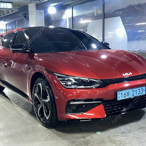 EV6 중고 EV6 중고차 빨간색 2023년식 42,260km 롱레인지 GT Line 중고자동차
