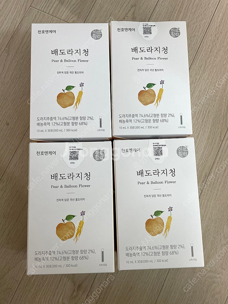 천호엔케어 배도라지청 30포 4박스--0