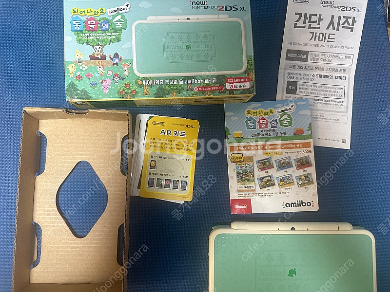 닌텐도 2ds xl 튀어나와요 동물의숲 에디션--0