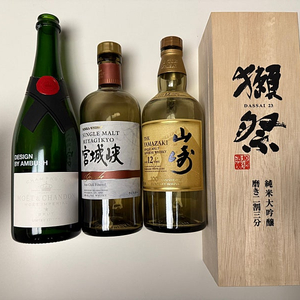 공병 모음 | 야마자키, 요이치 미야기쿄, 모엣 앰부쉬 한정판, 닷사이23