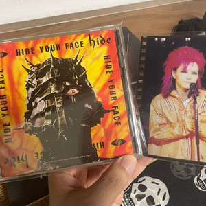 [X JAPAN] 히데(hide) 1st 솔로 HIDE YOUR FACE 초판/ *덤있음(요코스카호텔)사진세트_엑스재팬