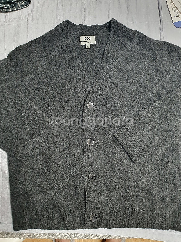 전국품절 COS 코스 남자 릴랙스드 보일드 울 가디건 ...--1