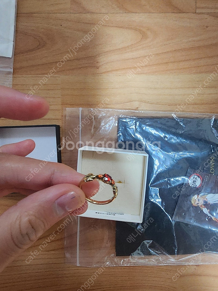 귀멸의칼날 렌고쿠 MATERIAL CROWN 반지--1