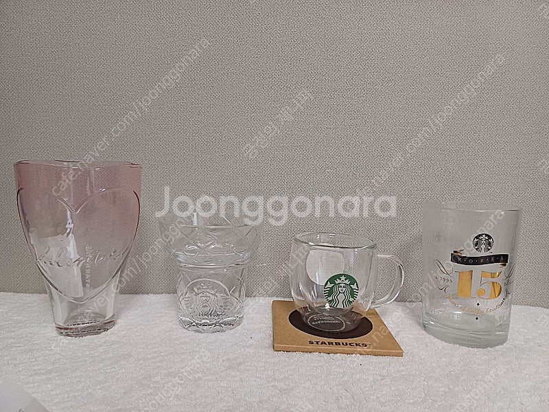 스타벅스 15주년 기념 글라스 430ml 스타벅스 러브...--0