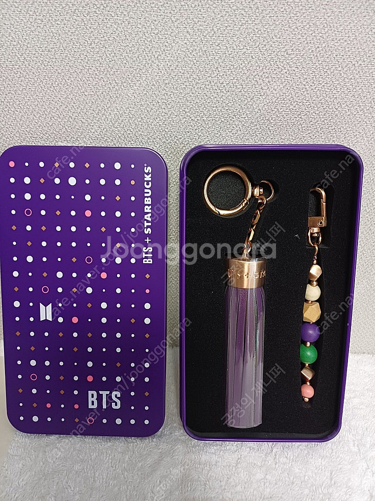 스타벅스 BTS 타탄 체크파우치 스타벅스 BTS 퍼플베...--7
