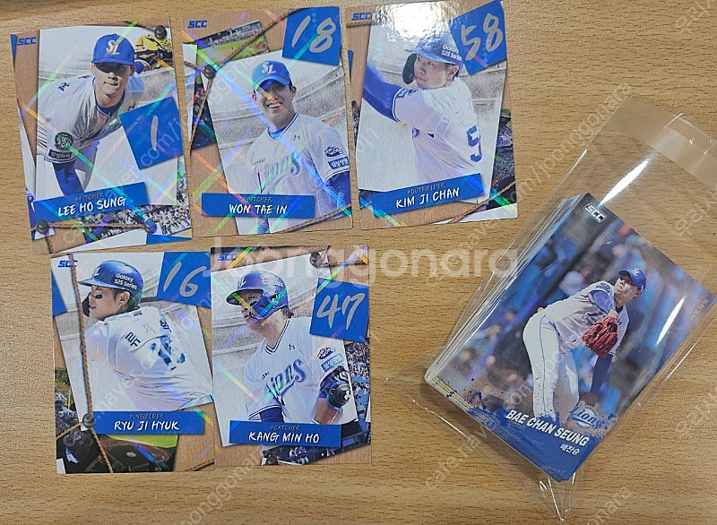 2025 KBO 카드 삼성 일괄 (클로버1장,패러렐2장...--1