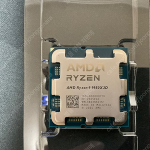 AMD RYZEN 9950X3D CPU 제이씨현 국내정품 판매합니다.