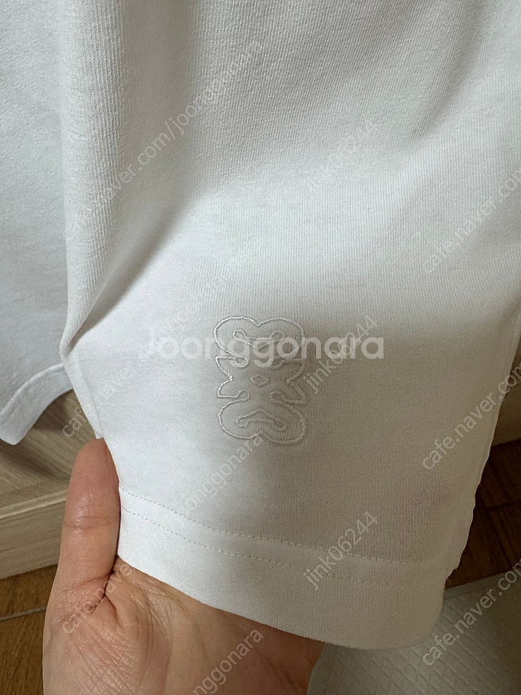 (새상품) SANDRO 산드로 레터링 자수 반팔 티셔츠...--4
