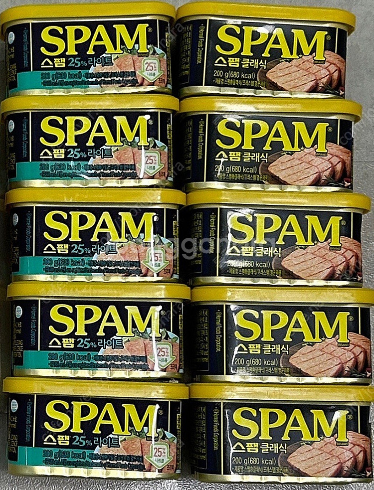 컵라면, 비비고 찌개, 스팸--1