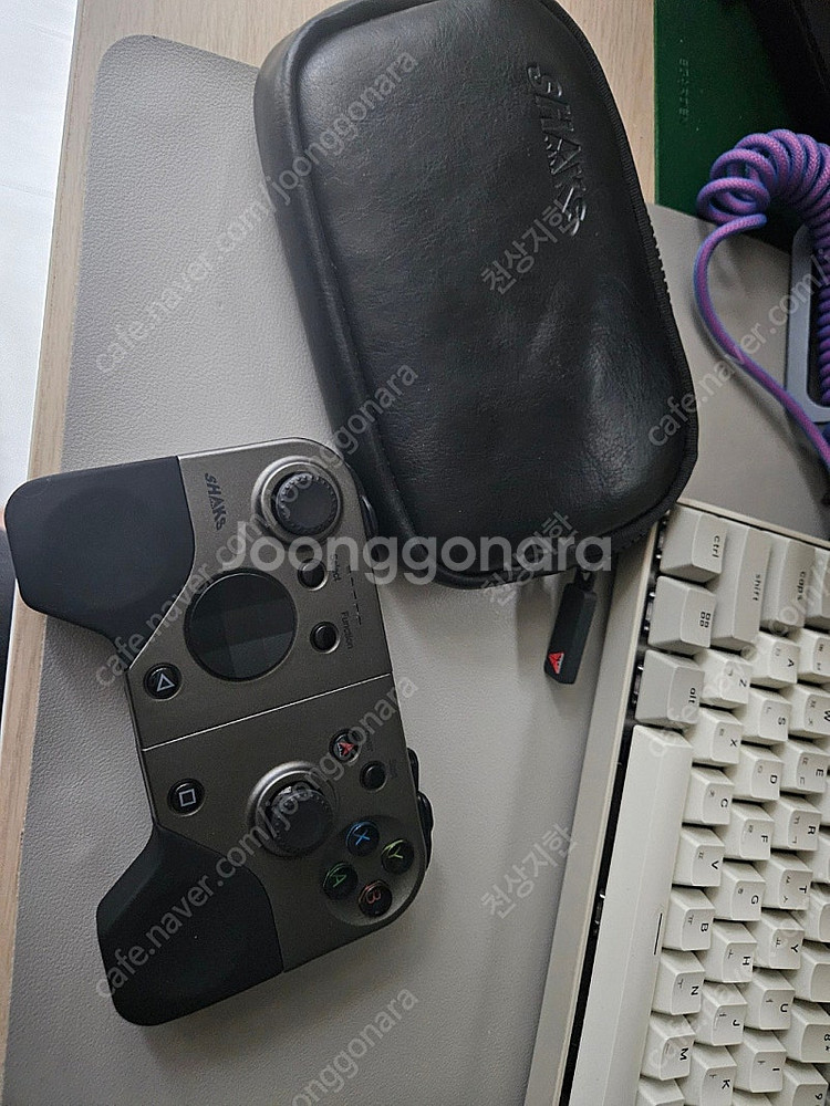 샥스 S5b 무선 스마트폰 게임패드 기기+파우치 판매합...--0