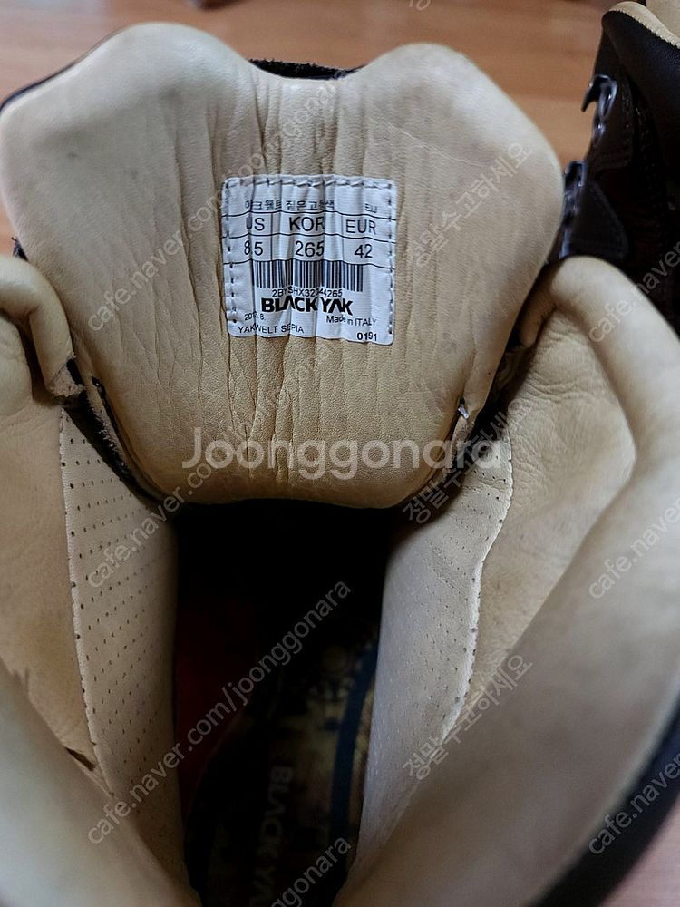블랙야크 수제한정판 최고급등산화--3
