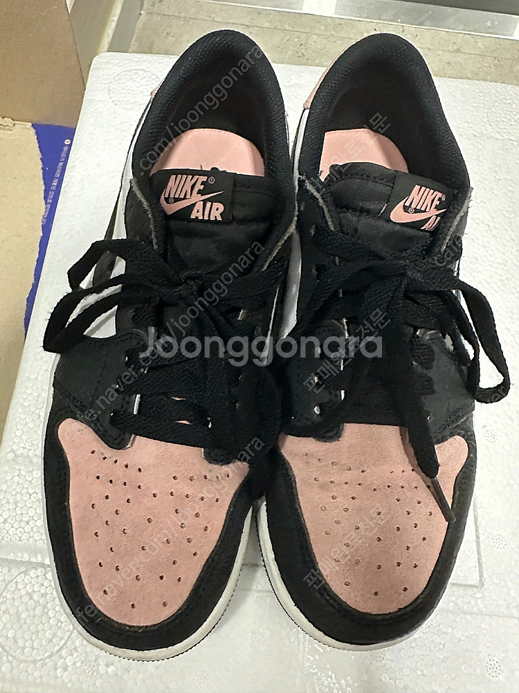 나이키 조던1 로우 블리치드 코랄 250 핑크--1