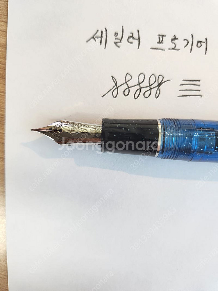 만년필 세일러 프로기어 21k 아이리스 네뷸라 [MF]--1