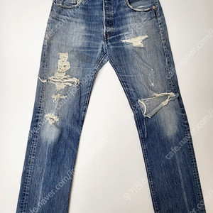 빈티지 리바이스(Vintage Levis) 501 디스트로이드진 레드탭