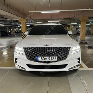 제네시스 GV80 중고 GV80 흰색 2023년식 29,012km 가솔린 2.5T 2WD 중고차판매