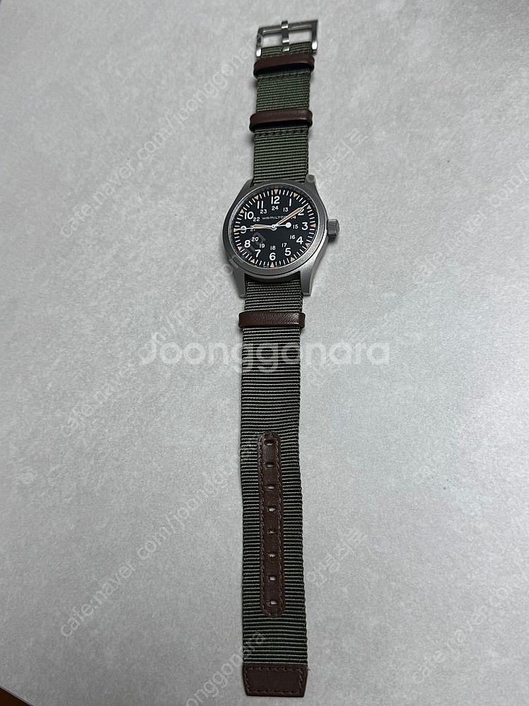 해밀턴 카키필드 수덩 42mm--1